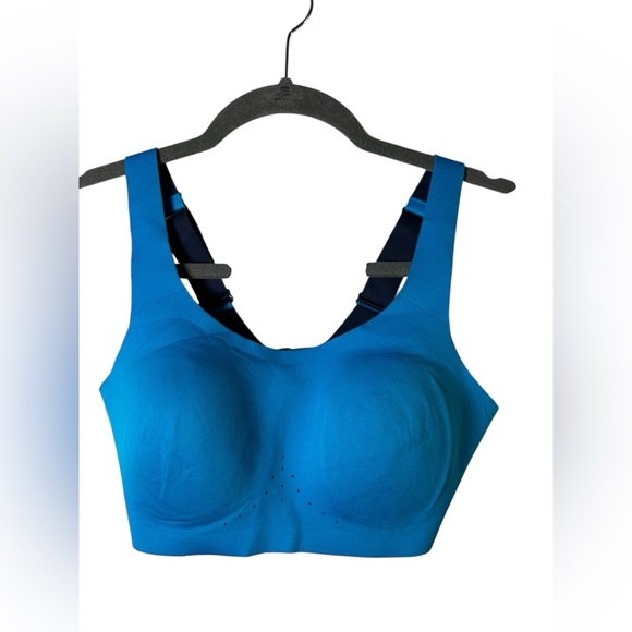 Brooks Dare scoopback Bra Blue Navy Size Small - Picture 2 of 9